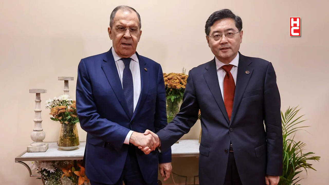 Rusya Dışişleri Bakanı Sergey Lavrov, Çinli mevkidaşı Qin Gang ile görüştü