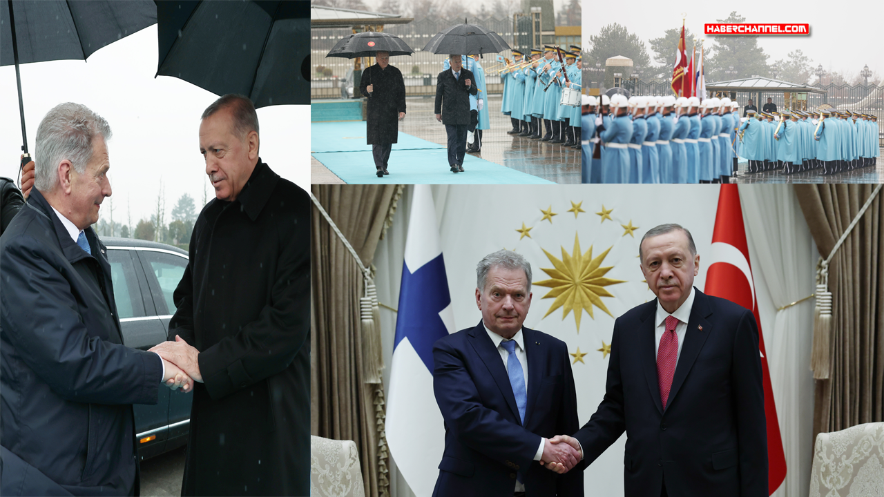 Cumhurbaşkanı Erdoğan, Finlandiya Cumhurbaşkanı Niinistö ile bir araya geldi