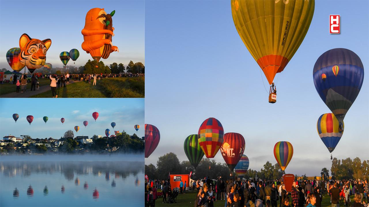 Yeni Zelanda’da uçan balon festivali başladı...
