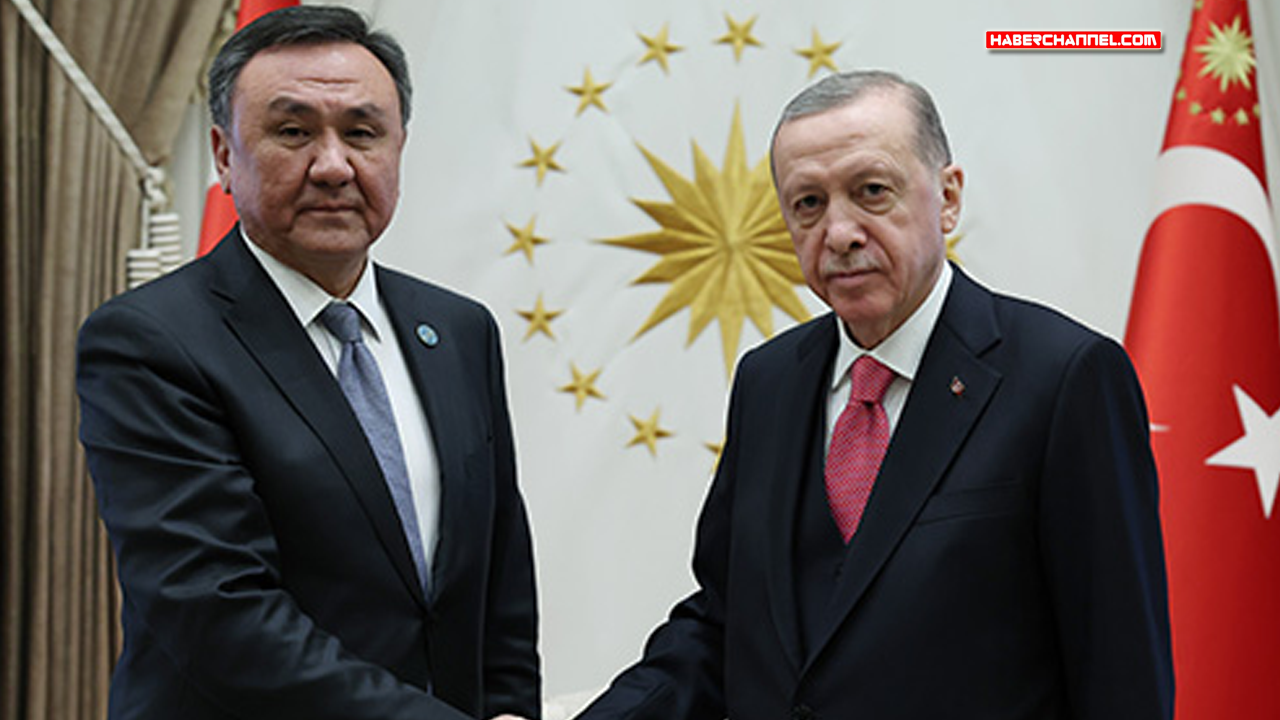 Cumhurbaşkanı Erdoğan, Türk Devletleri Teşkilatı Genel Sekreteri Ömüraliyev'i kabul etti...