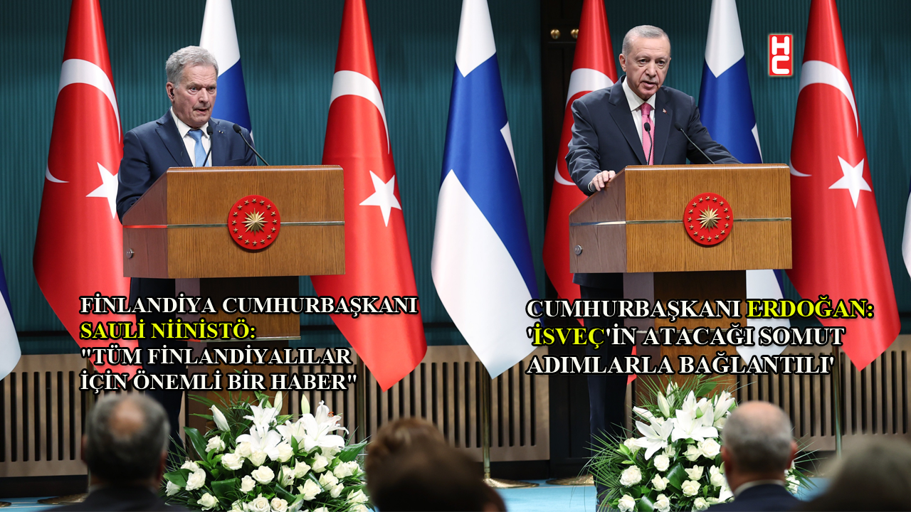 Erdoğan: "Finlandiya'nın NATO'ya katılım protokolünün onay sürecini başlatıyoruz"
