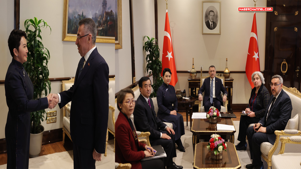 Cumhurbaşkanı Yardımcısı Oktay, Moğolistan Dışişleri Bakanı Batmunkh ile görüştü...