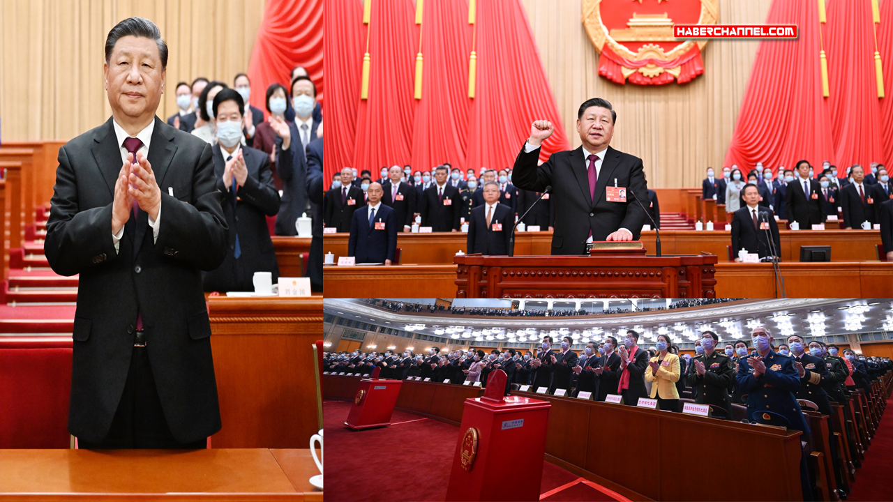 3’üncü kez seçilen Çin Devlet Başkanı Şi Cinping, yemin etti