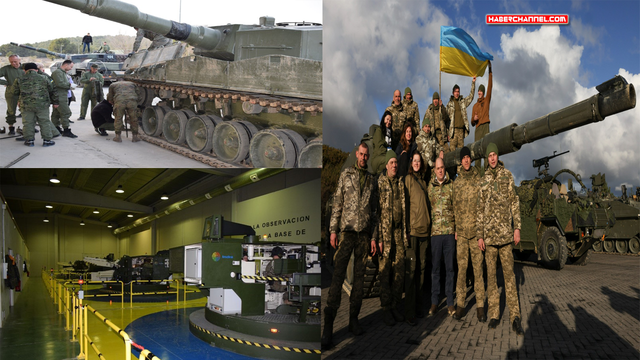 İspanya’da Ukraynalı askerlerin tank eğitimi bu hafta bitiyor...