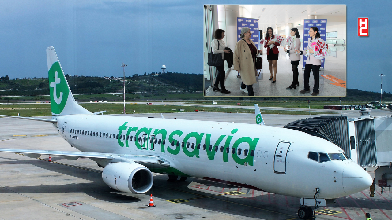 İzmir Adnan Menderes, Transavia’nın ilk Paris uçuşunu karşıladı...