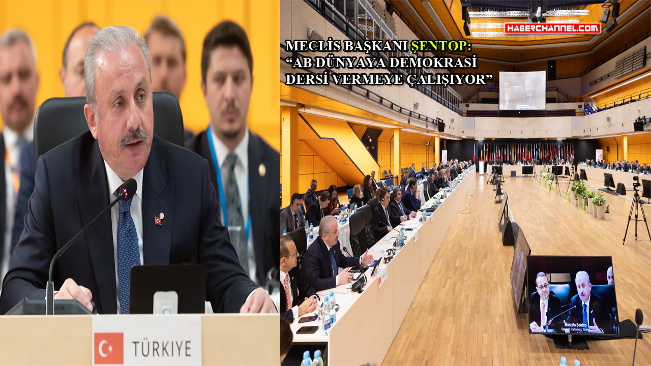 TBMM Başkanı Mustafa Şentop AB Parlamento Başkanları Zirvesi ikinci oturumuna katıldı