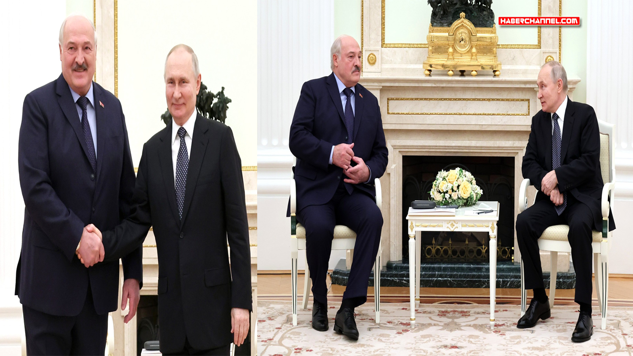 Vladimir Putin ve Aleksandr Lukaşenko, Moskova’da görüştü