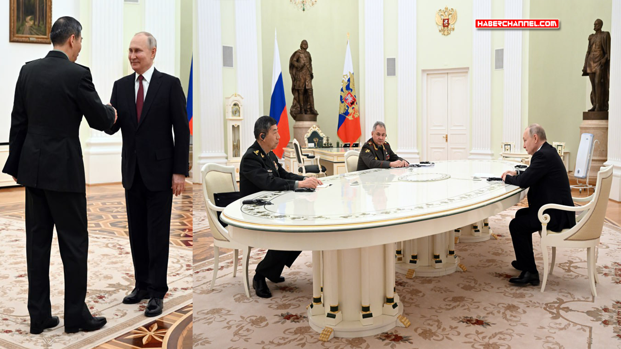 Rusya Devlet Başkanı Putin, Çin Savunma Bakanı Şangfu ile görüştü