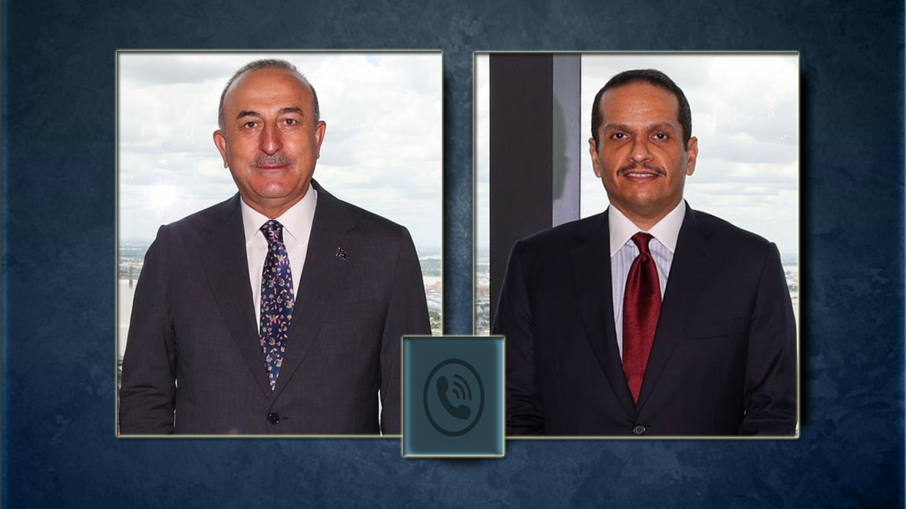 Dışişleri Bakanı Çavuşoğlu, Katarlı mevkidaşı Al Thani ile görüştü