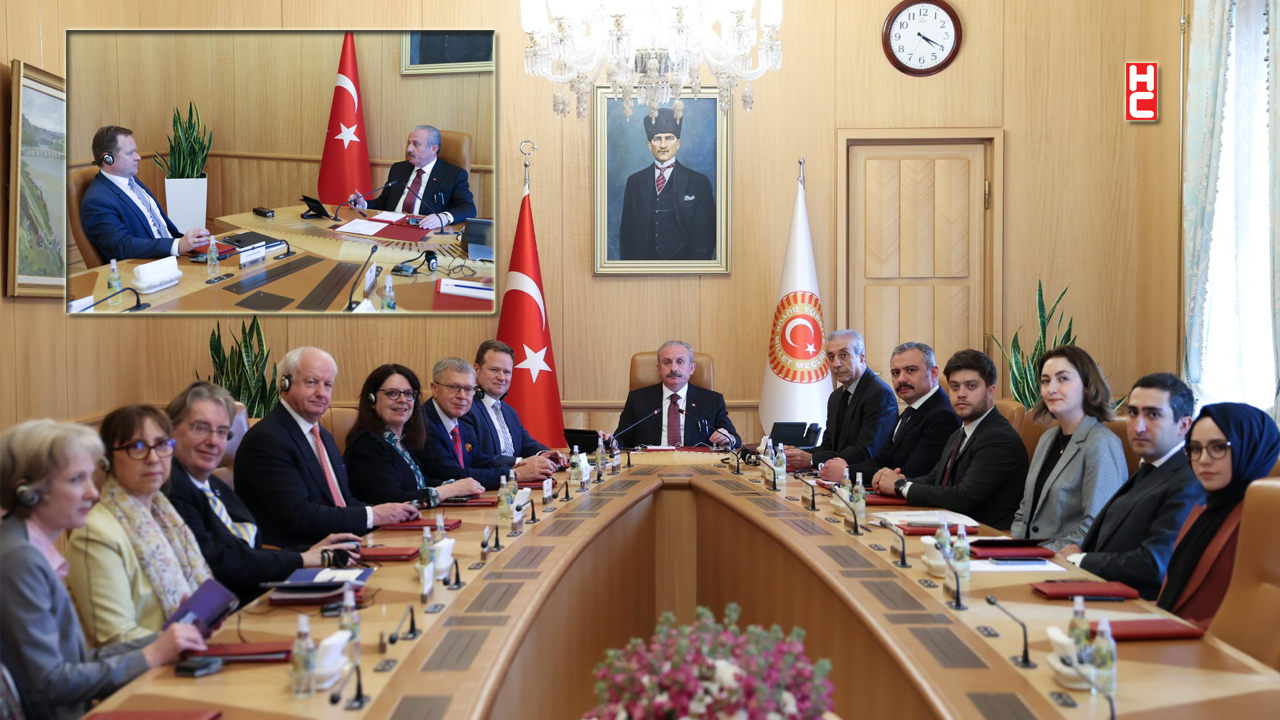 TBMM Başkanı Mustafa Şentop, 'AKPM Seçim Gözlem Heyeti'yle görüştü