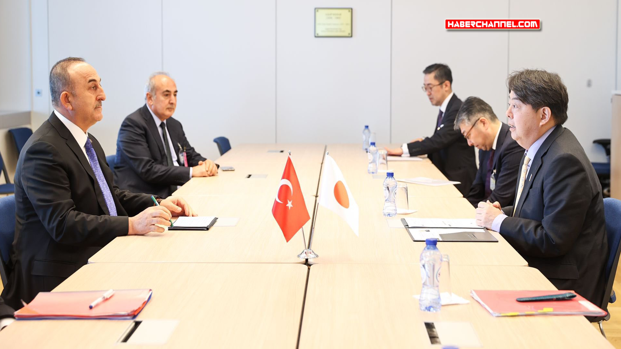 Bakan Çavuşoğlu, Brüksel'de Japonya Dışişleri Bakanı Hayashi ile görüştü