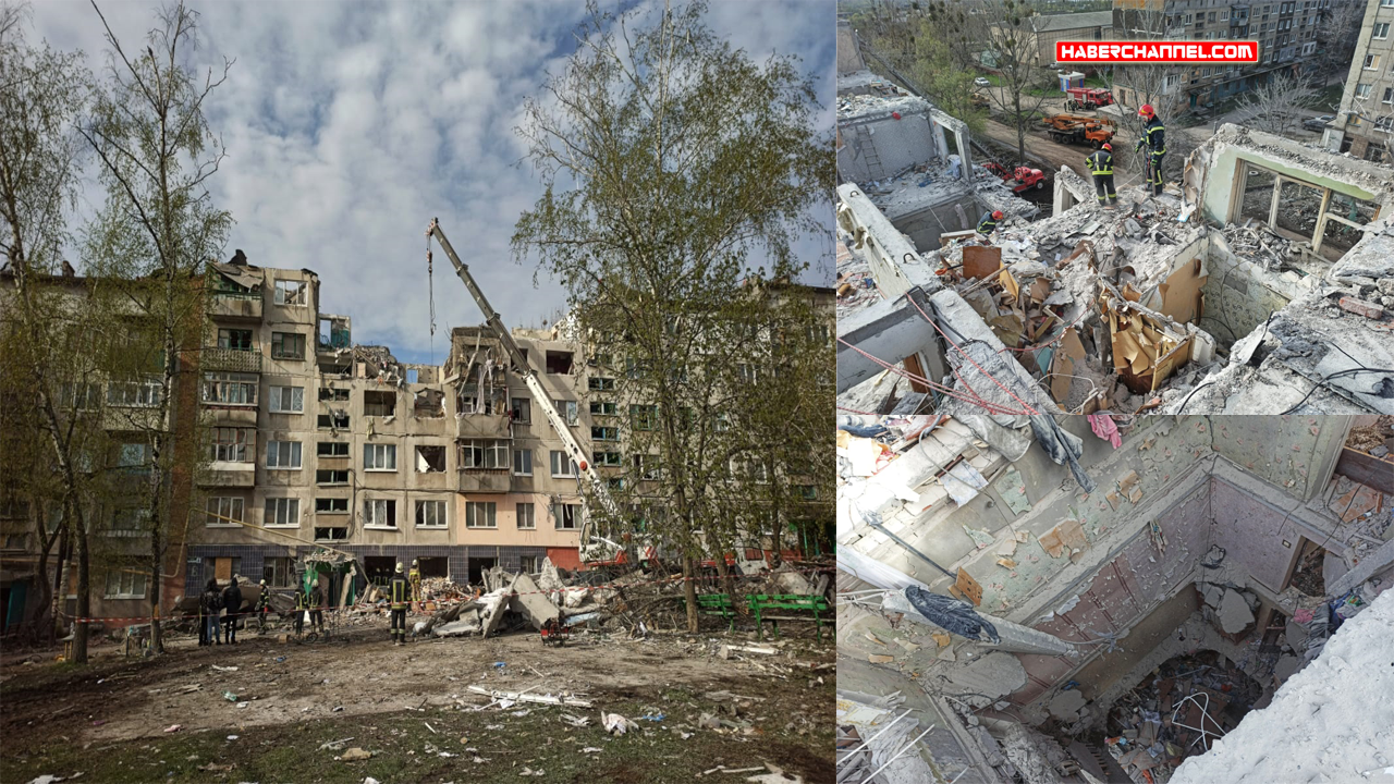 Sloviansk’ta vurulan apartmanda can kaybı 15’e yükseldi...