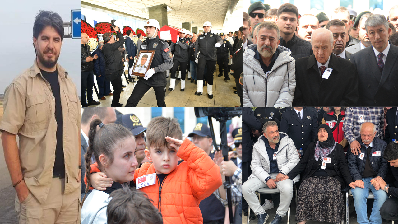 Şehit Polis Özgür Barçın, Ankara'da son yolculuğuna uğurlandı...