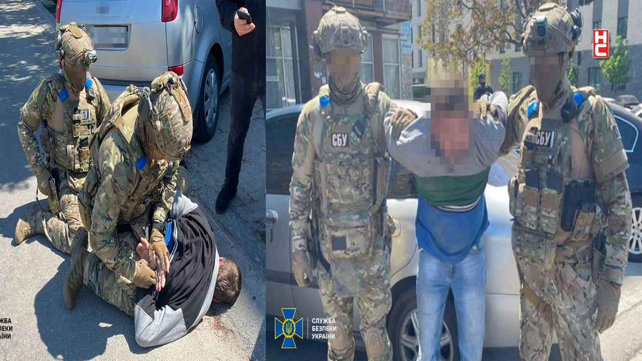 Rus ajanı, Ukrayna güvenlik servisi ekiplerince böyle yakalandı!..
