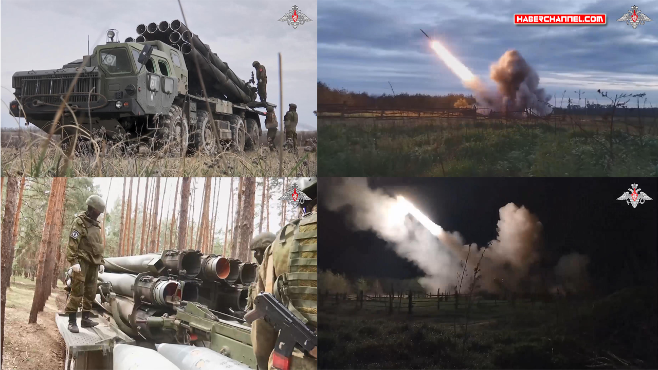 Rusya, roketatar sistemleriyle Ukrayna depolarını vurdu...