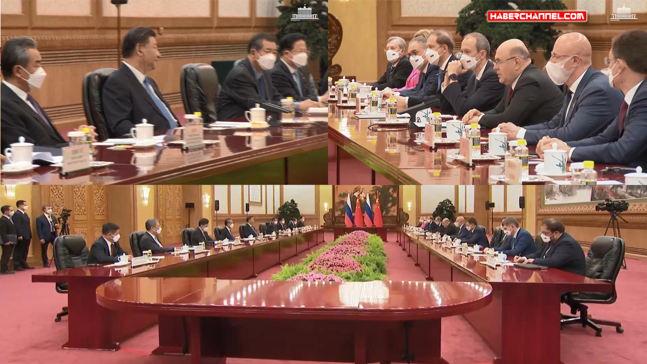 Rusya Başbakanı Mihail Mişustin, Çin Devlet Başkanı Şi Cinping ile görüştü