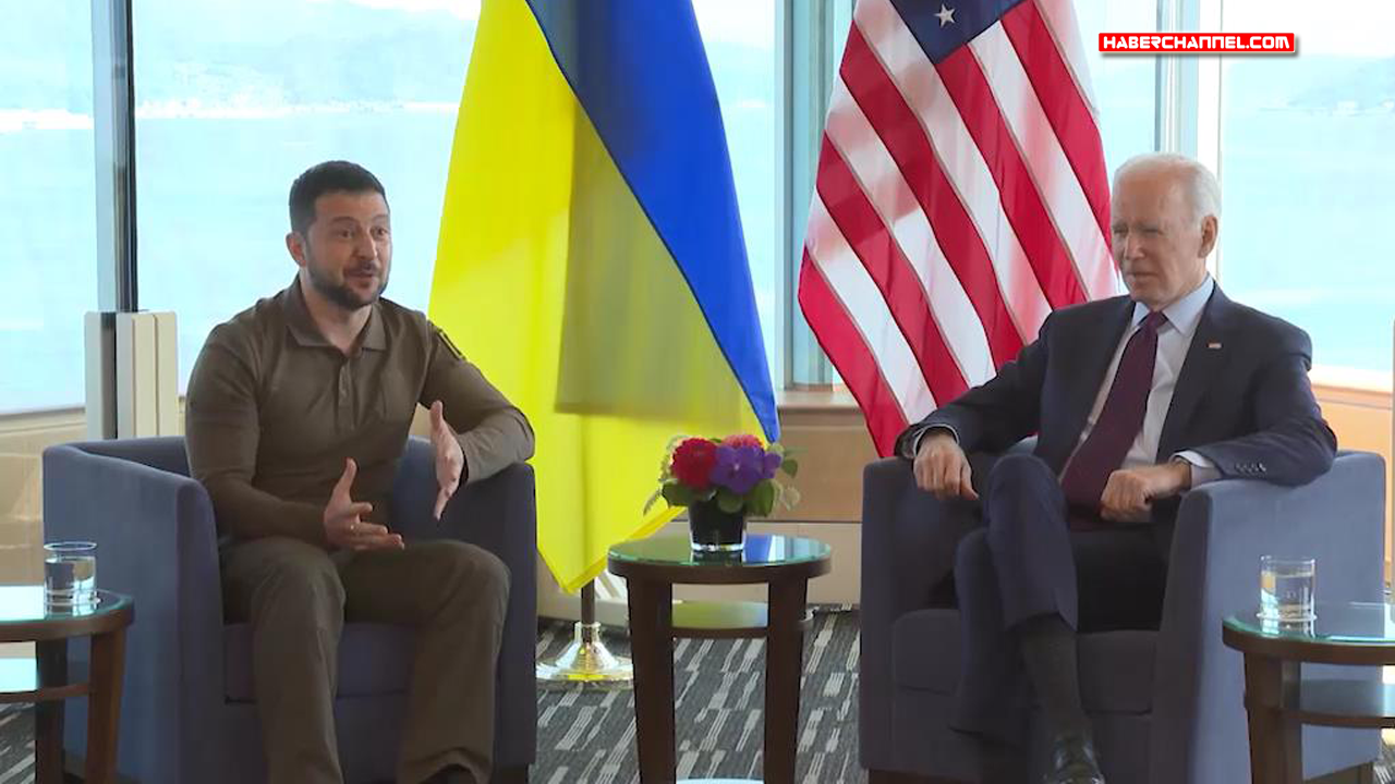 Ukrayna Devlet Başkanı Zelenski, ABD Başkanı Biden ile görüştü...