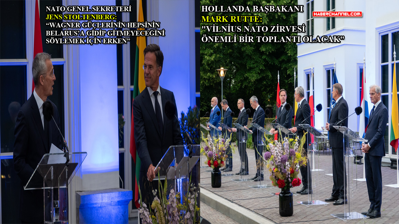 Stoltenberg ile NATO müttefiki liderleriyle ortak basın toplantısı düzenledi