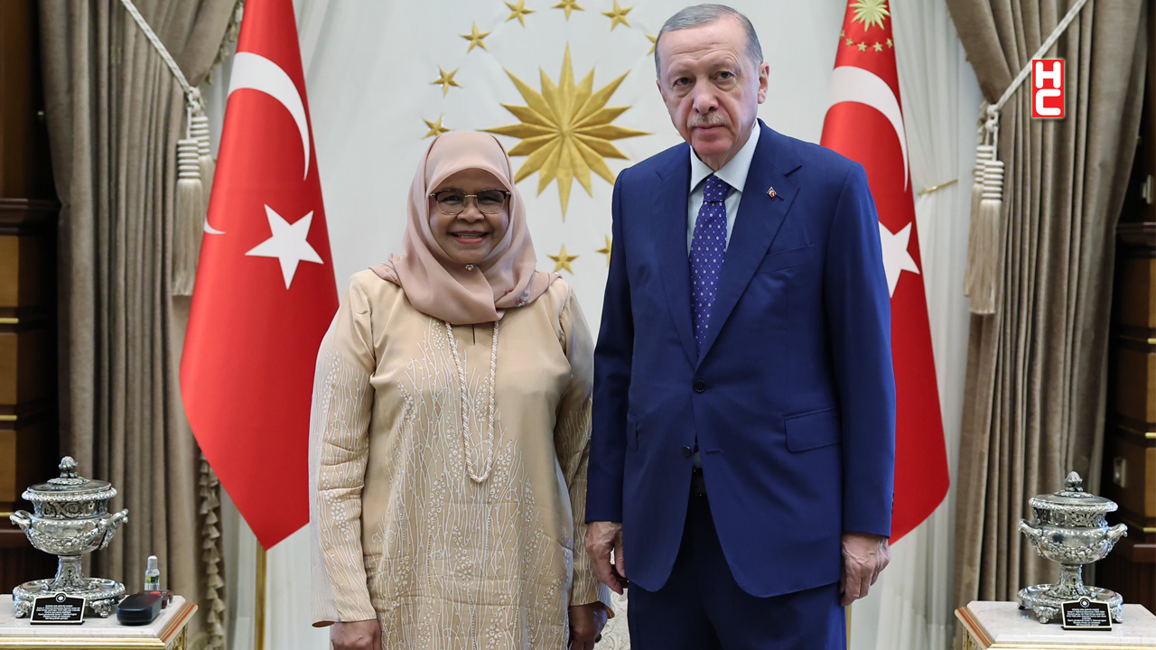 Cumhurbaşkanı Erdoğan, Birleşmiş Milletler Habitat İcra Direktörü Sharif'i kabul etti