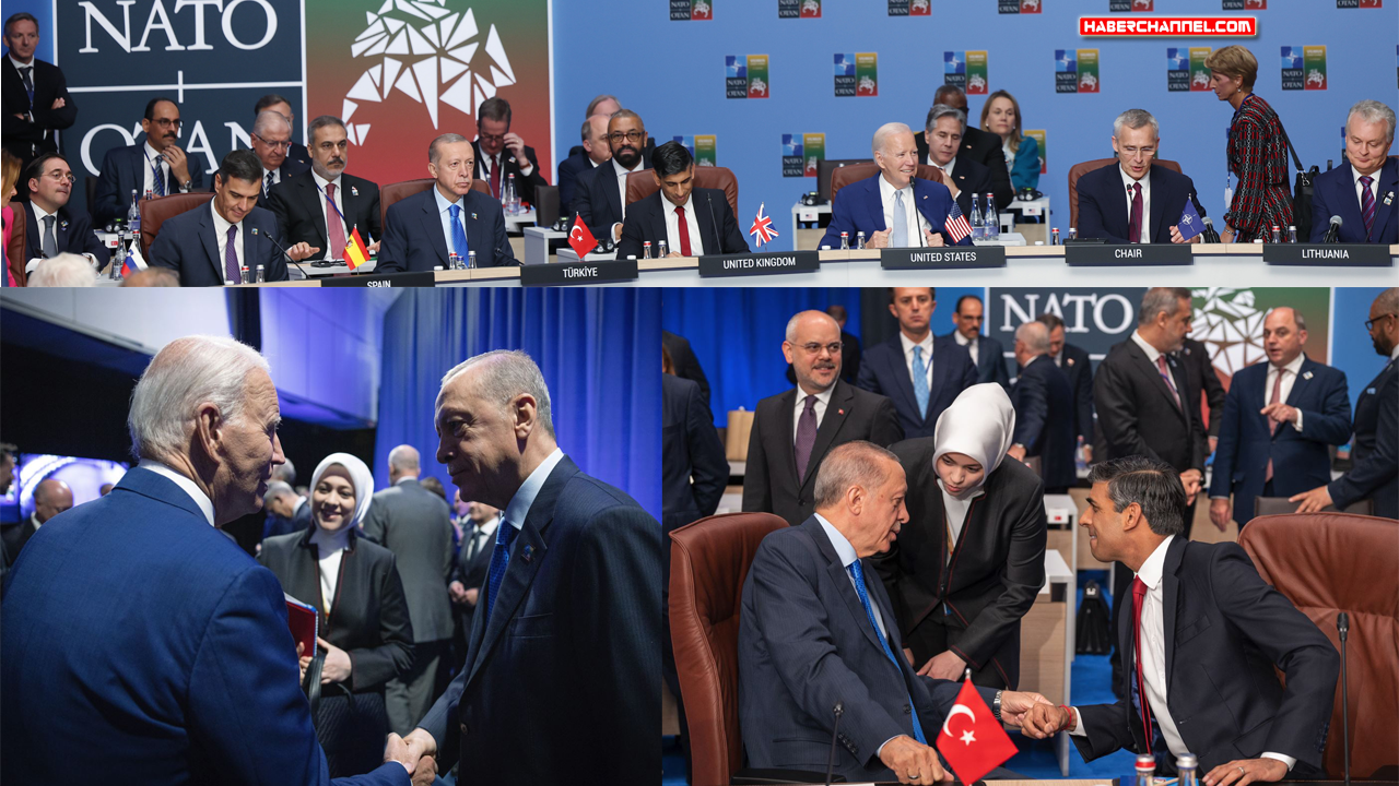 Cumhurbaşkanı Erdoğan, NATO Liderler Zirvesi’ne ilk oturumuna katıldı