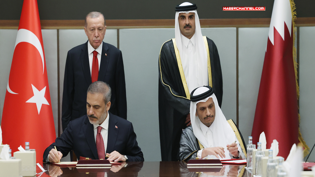 Türkiye ile Katar arasında diplomatik ilişkilerin 50. yıl dönümü nedeniyle ortak bildiri imzalandı...