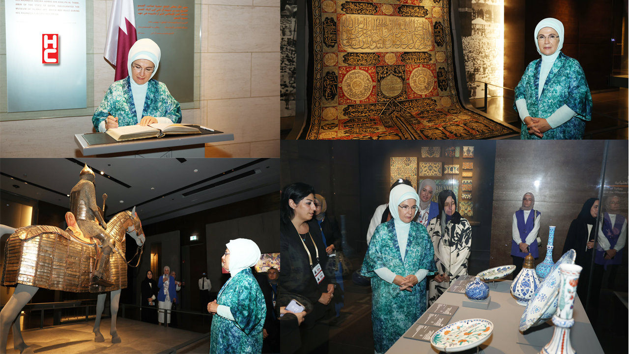 Emine Erdoğan, Doha’da İslam Eserleri Müzesi’ni ziyaret etti