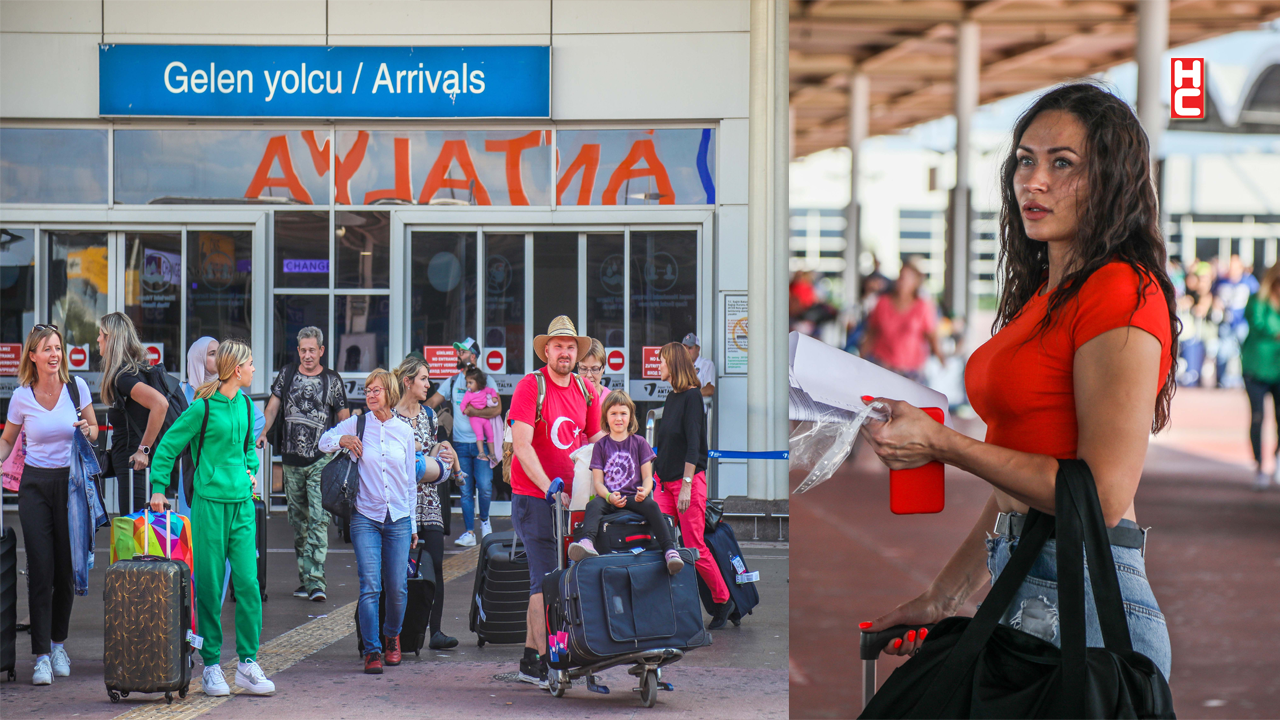 Antalya'ya hava yoluyla gelen turist sayısı 7 milyonu aştı...