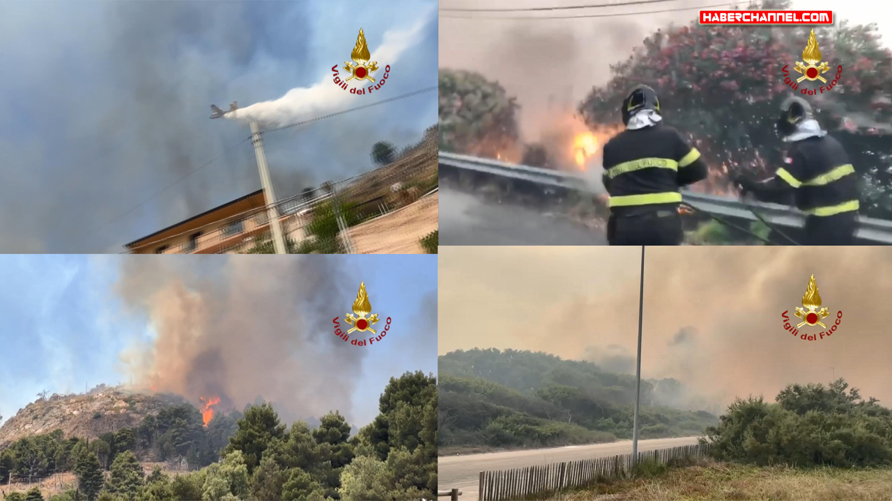 İtalya’nın güneyinde orman yangınları devam ediyor...