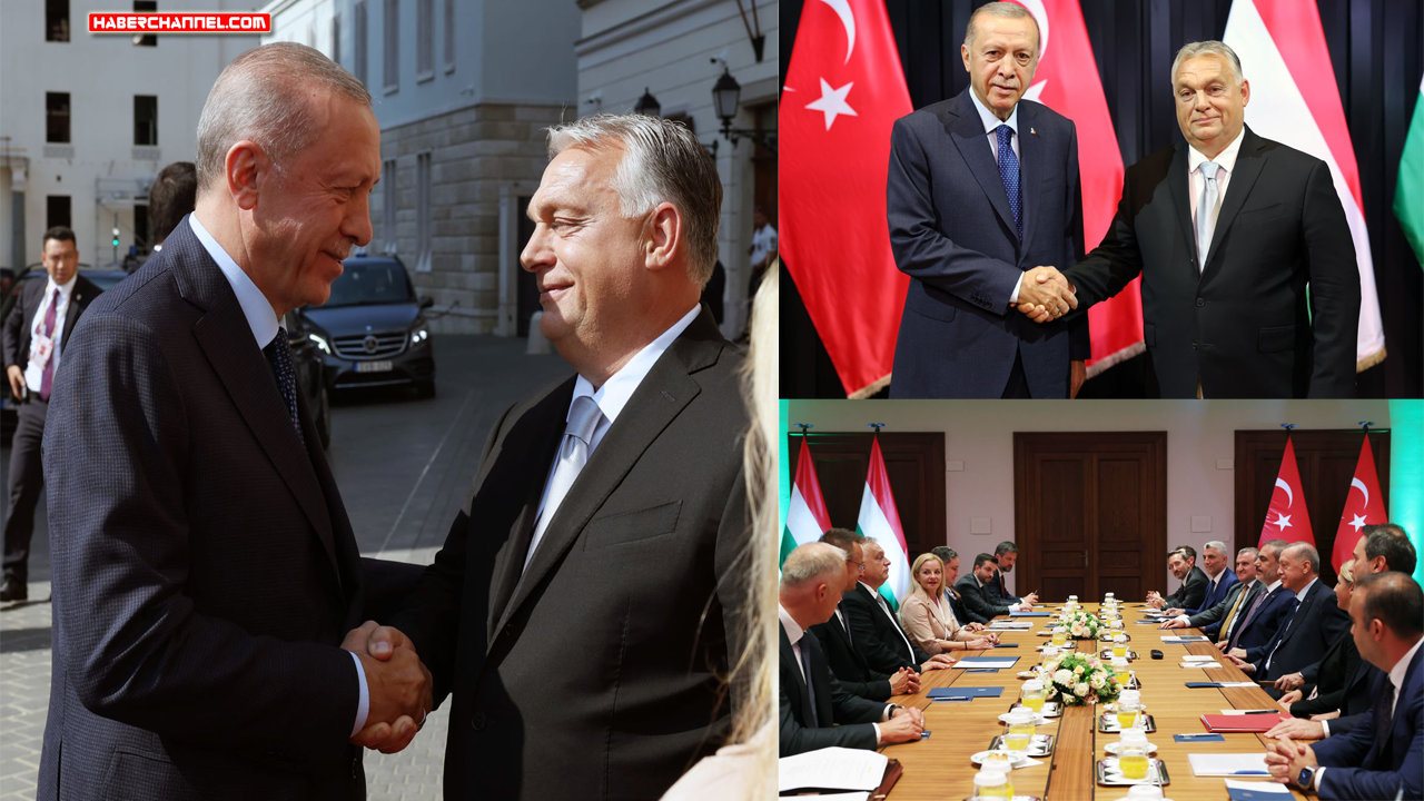 Cumhurbaşkanı Erdoğan, Macaristan Başbakanı Viktor Orban ile görüştü