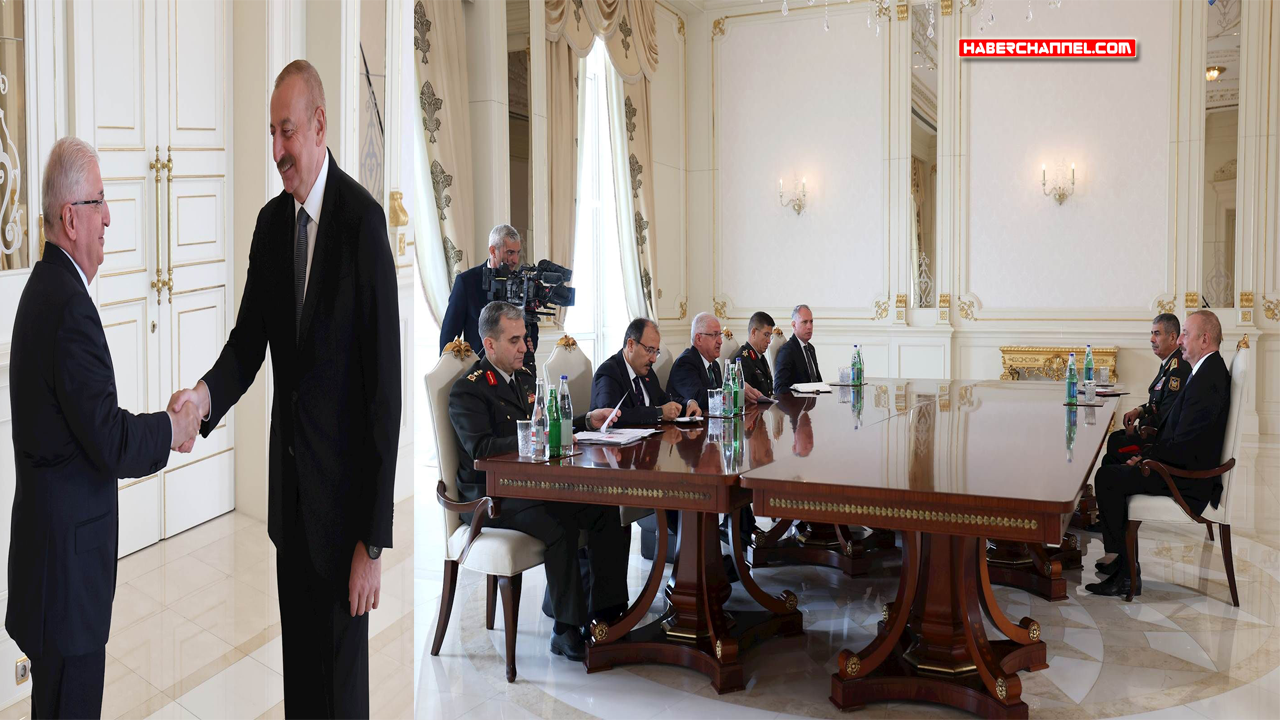 Savunma Bakanı Güler, Azerbaycan Cumhurbaşkanı Aliyev ile görüştü
