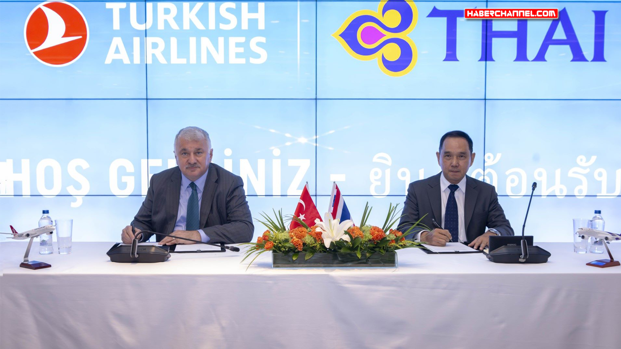 THY ile Thai Havayolları arasında iş birliği anlaşması imzalandı...