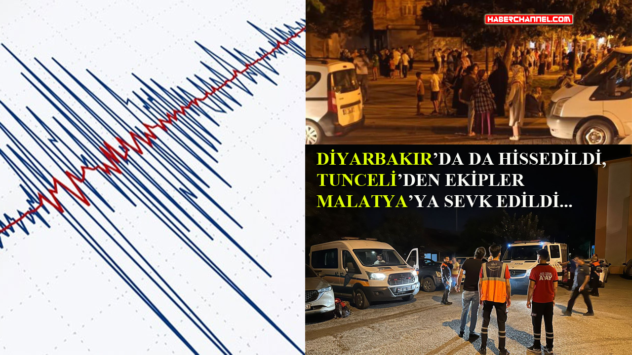 Malatya'da 5.3 büyüklüğünde deprem; ; "23 yaralı"