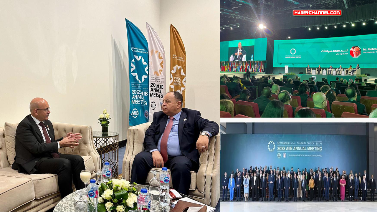 Hazine Bakanı Şimşek, Mısır'da Asya Altyapı Yatırım Bankasının yıllık toplantısına katıldı