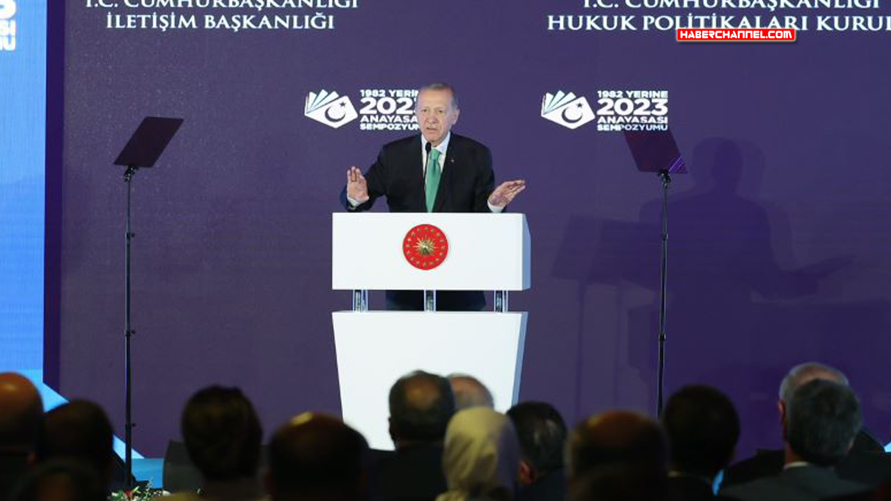 Erdoğan: "Yeni anayasayı milletimize kazandırana kadar çalışmayı bırakmayacağız"
