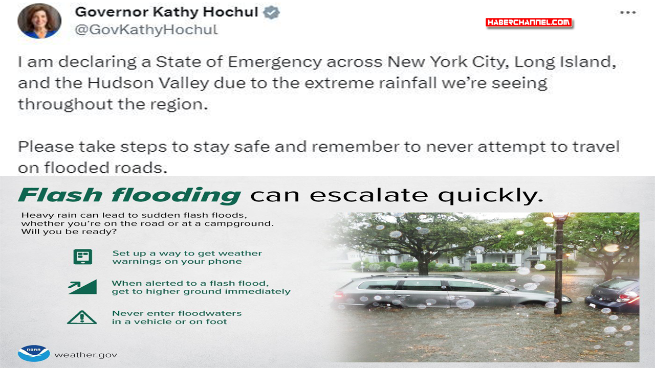 New York’ta su baskınları nedeniyle 'OHAL' ilan edildi