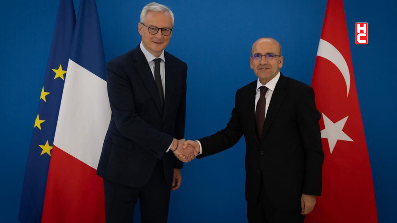 Hazine Bakanı Şimşek, Fransa'da Fransız mevkidaşı Le Maire ile görüştü