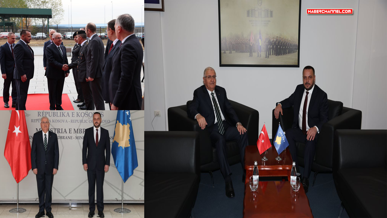 Bakan Güler, Priştine'de Kosova Savunma Bakanı Maqedonci ile görüştü