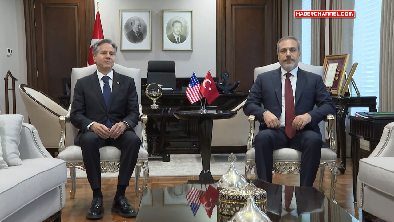 Dışişleri Bakanı Fidan, ABD'li mevkidaşı Blinken ile bir araya geldi