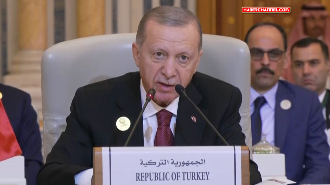 Cumhurbaşkanı Erdoğan, Riyad'daki 'İslam Zirvesi'nde konuştu