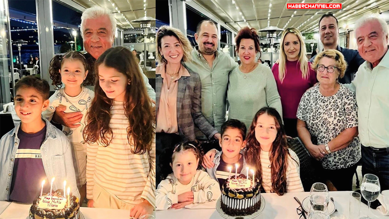 Hayati-Figen Babaoğlu çifti torunlarının doğum gününü kutladı