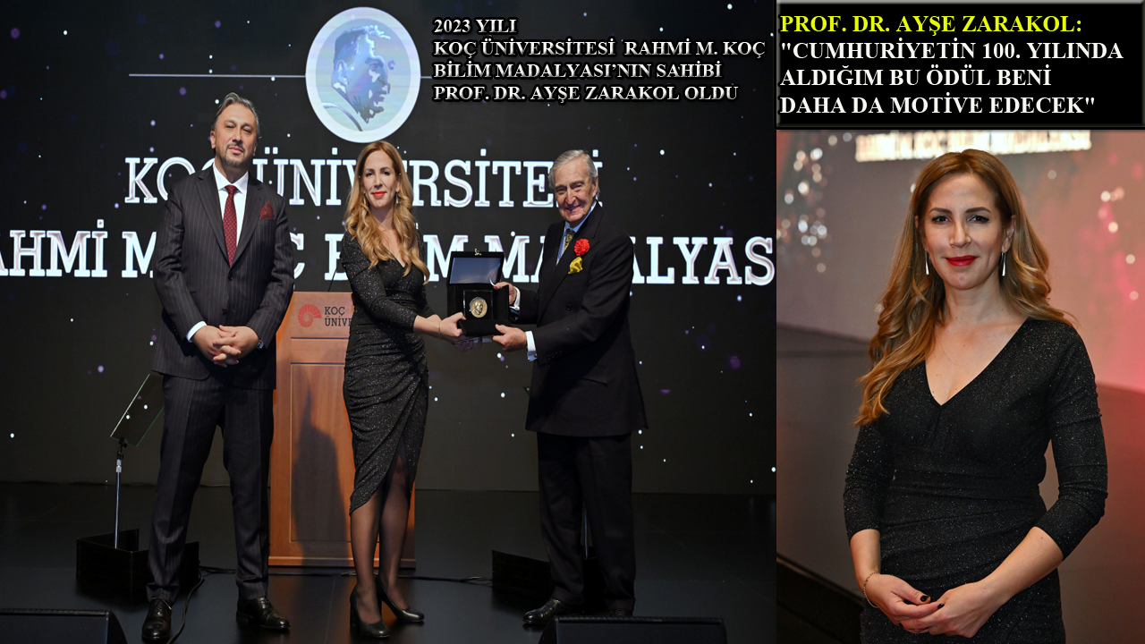 8. Koç Üniversitesi Rahmi M. Koç Bilim Madalyası sahibini buldu!