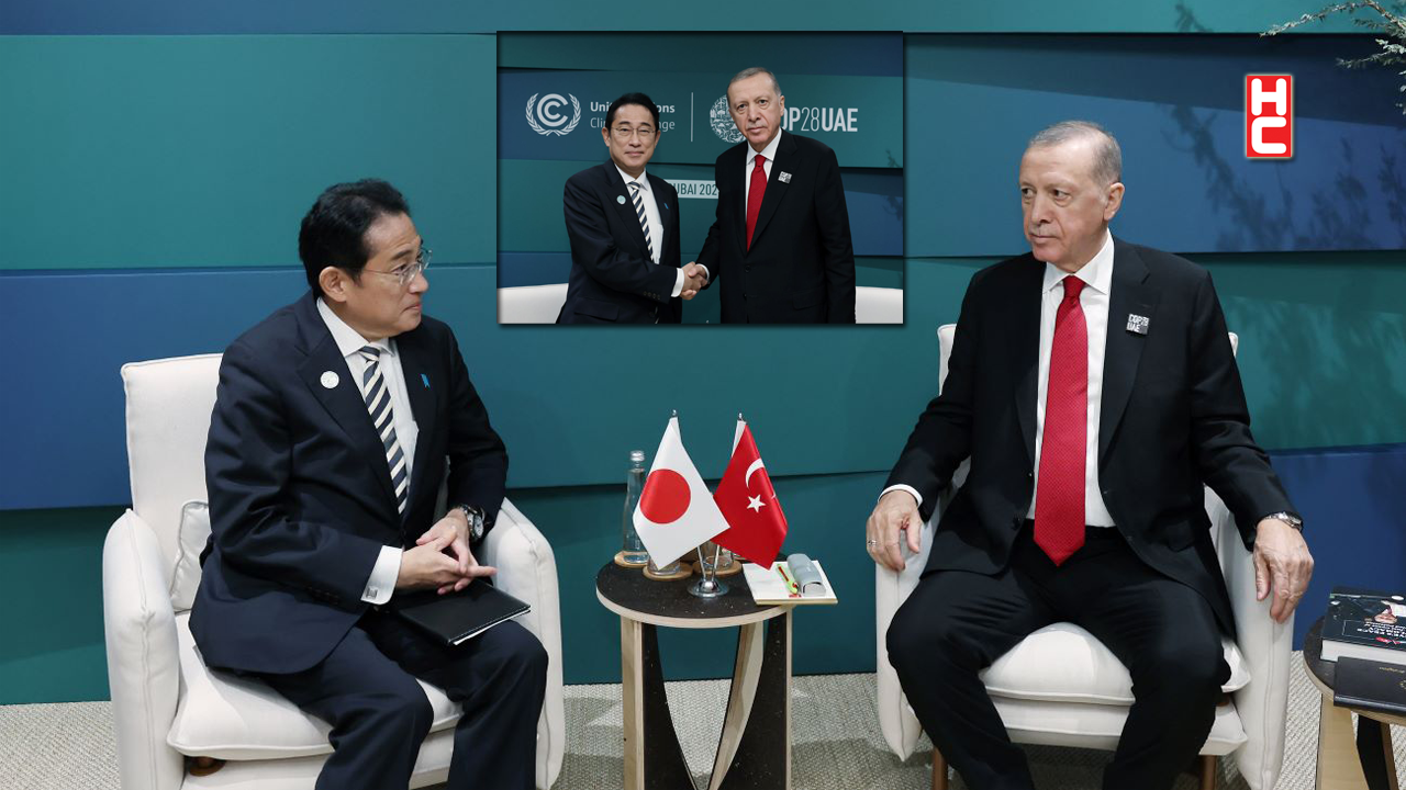 Cumhurbaşkanı Erdoğan, Dubai'de Japonya Başbakanı Kishida ile görüştü