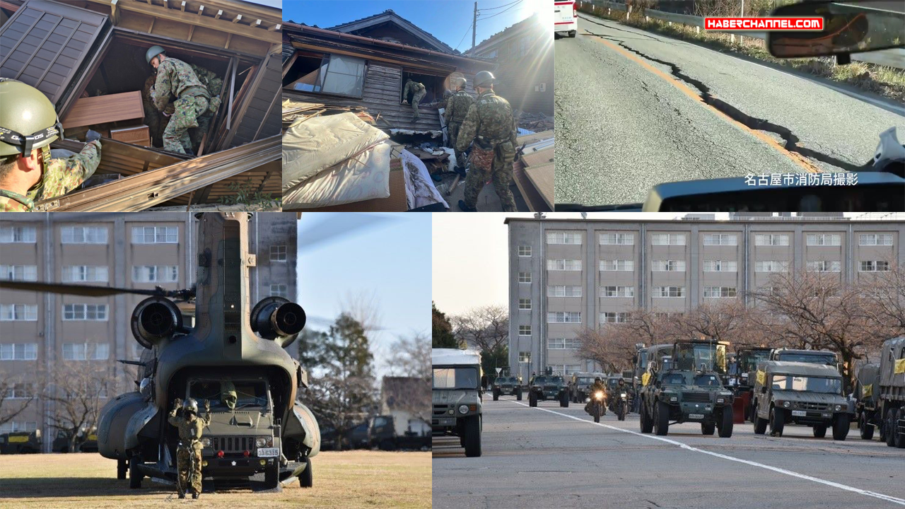 Japonya ordusu, 10 bin personelle deprem bölgesinde...