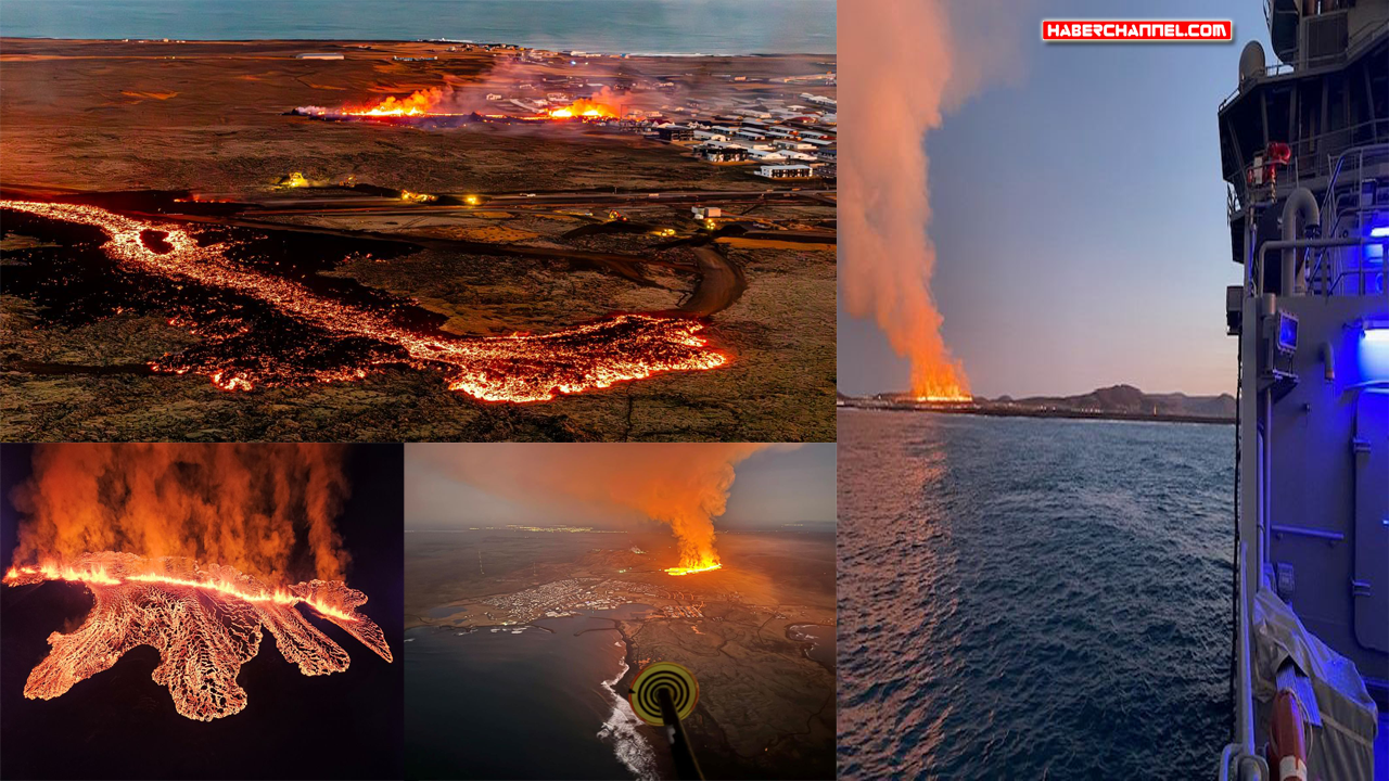 İzlanda’da yanardağda patlama: Lavlar kentteki evlere ulaştı...