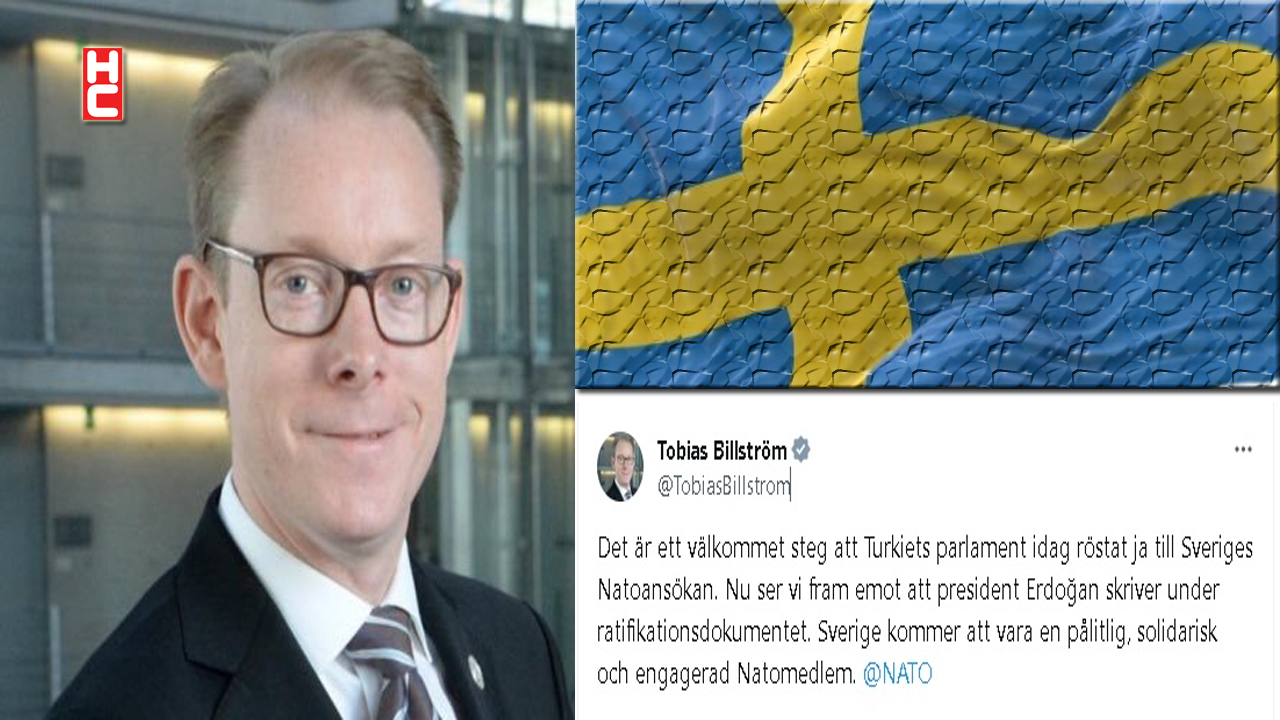 İsveç-Billström: "Şimdi Cumhurbaşkanı Erdoğan'ın onay belgesini imzalamasını bekliyoruz"