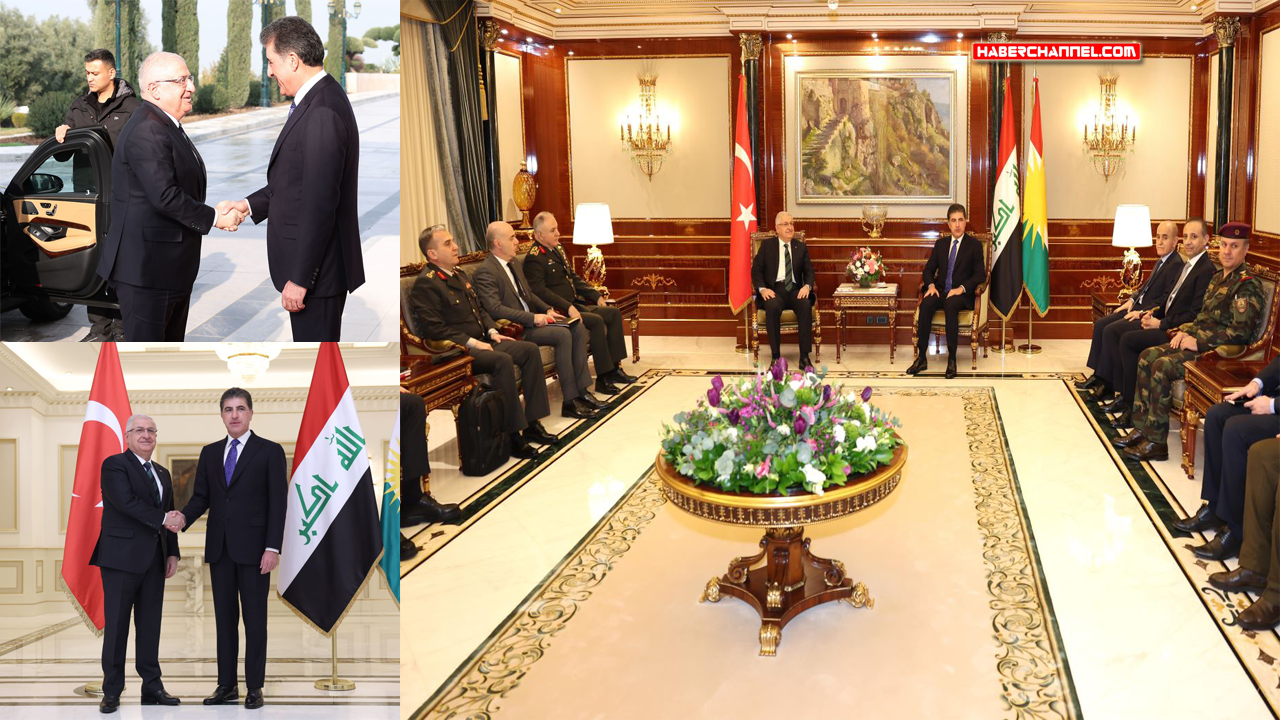 Savunma Bakanı Güler, IKBY Bölge Başkanı Barzani ile görüştü