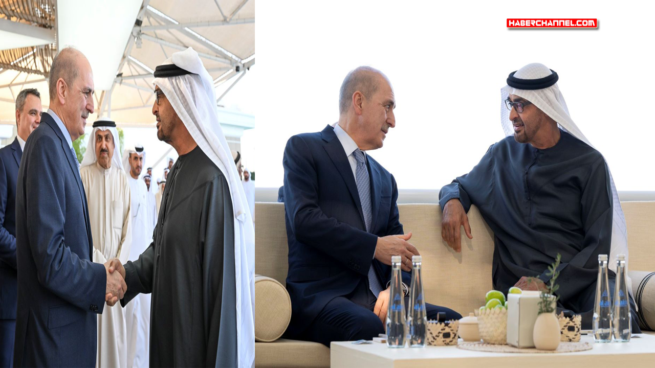 TBMM Başkanı Kurtulmuş, Abu Dabi’de BAE Devlet Başkanı Al Nahyan ile görüştü