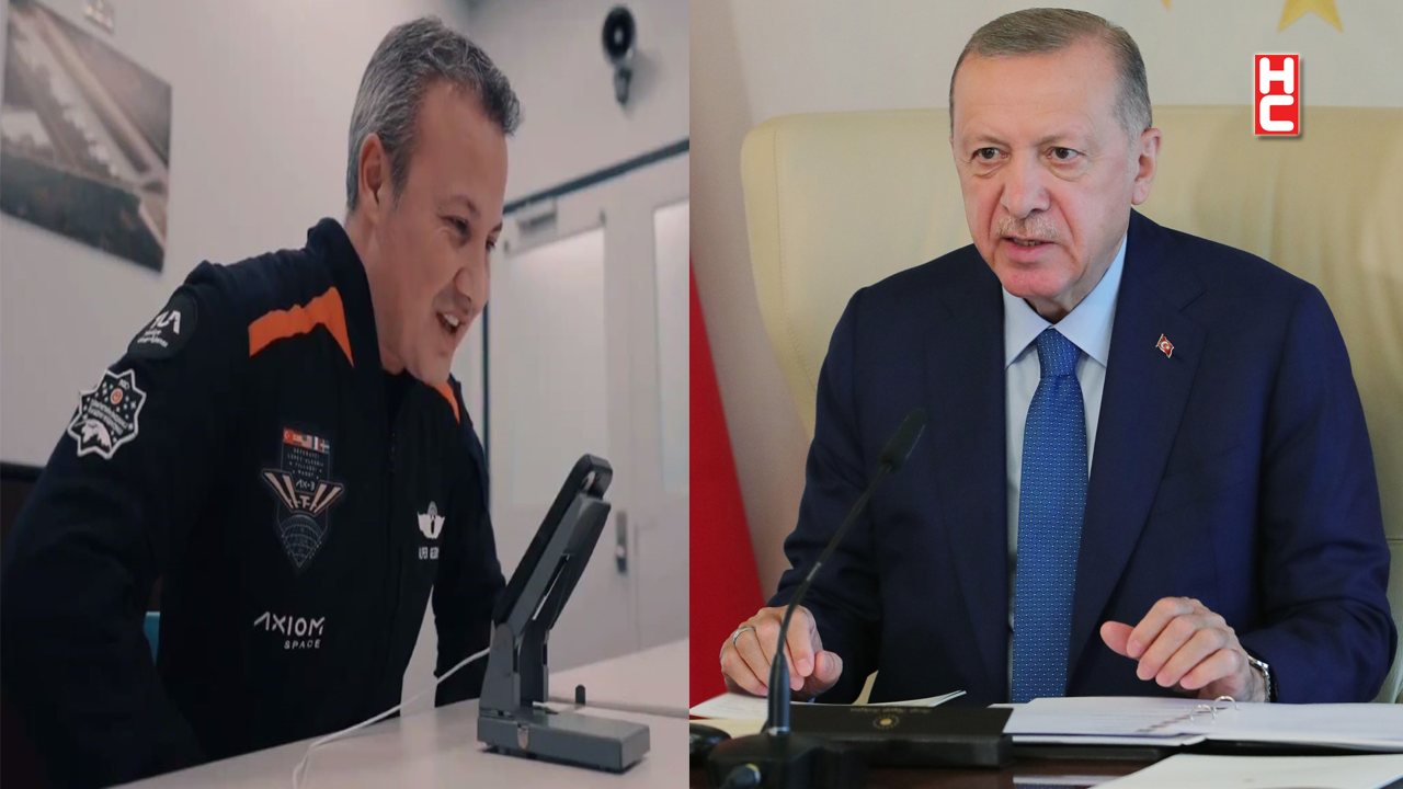 Cumhurbaşkanı Erdoğan, Alper Gezeravcı ile görüştü...