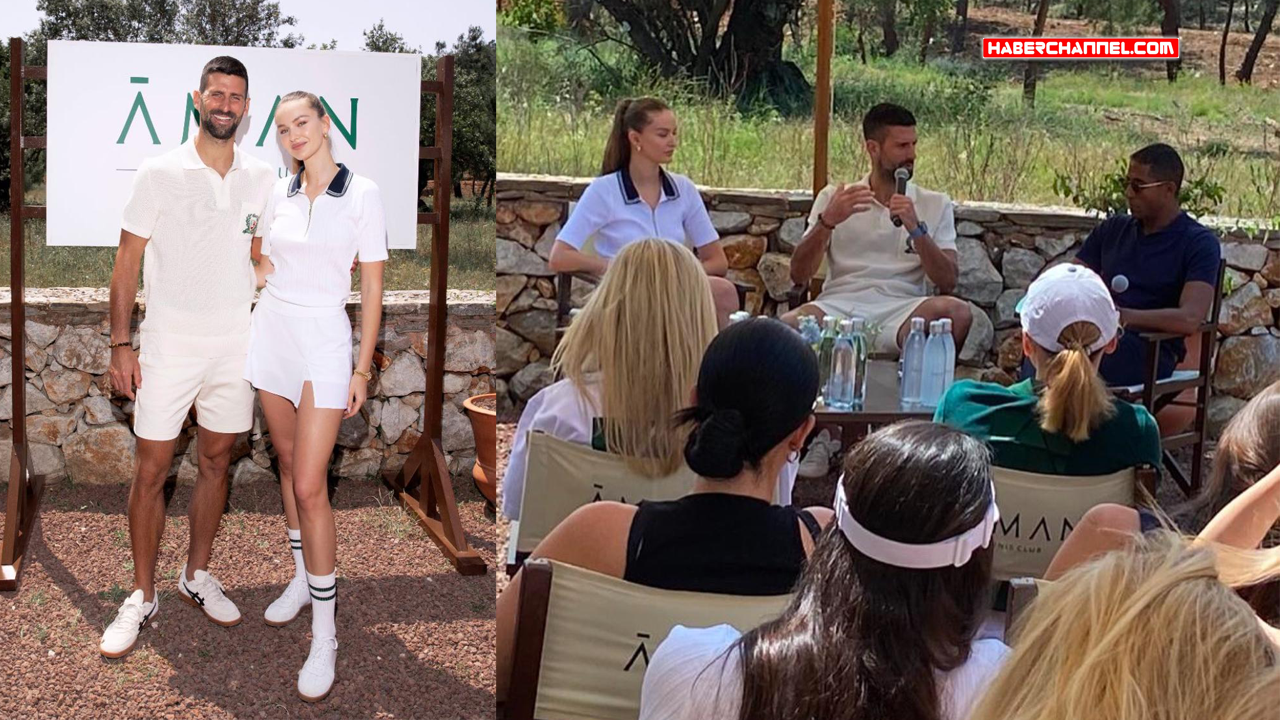 Dünyaca ünlü tenisçi Novak Djokovic Bodrum'a geldi