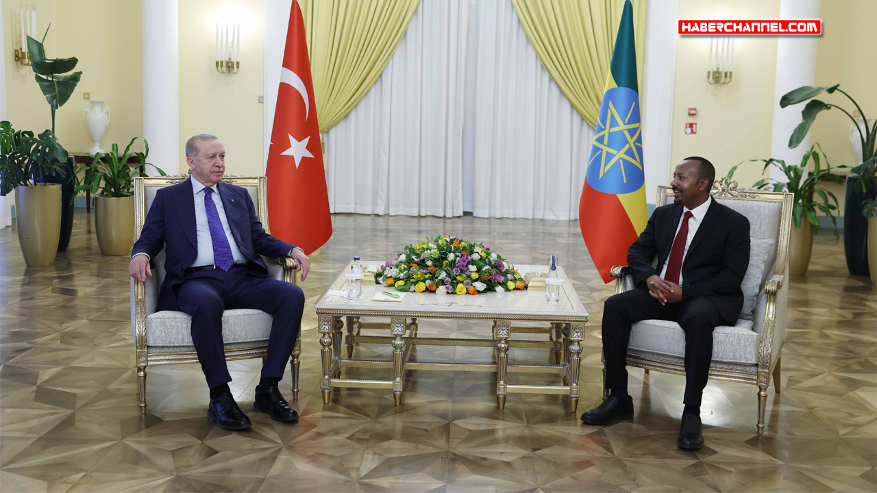 Cumhurbaşkanı Erdoğan, Etiyopya Başbakanı Ali ile görüştü